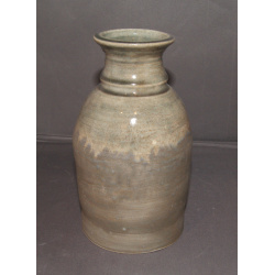 Gray-green vase