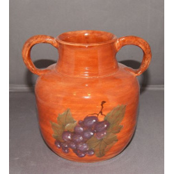 Brown grape vase